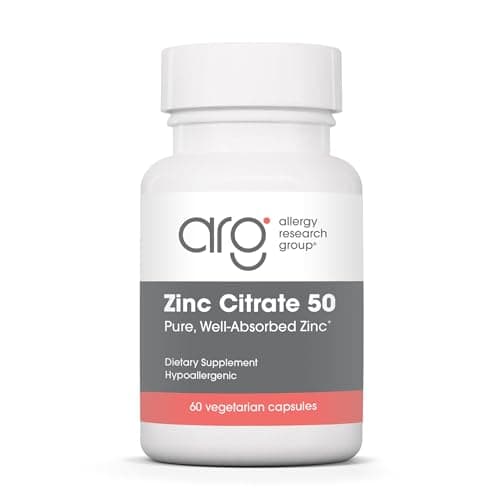 Allergy Research Group Zinc Citrate - Delivers 50 mg Zinc…