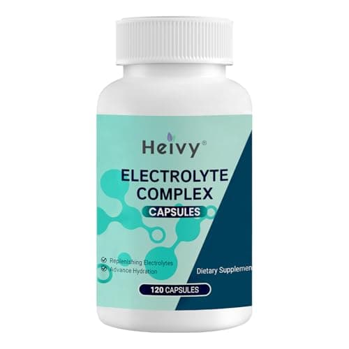 Heivy 8-in-1 Electrolytes Capsules Complex, 120 Capsules