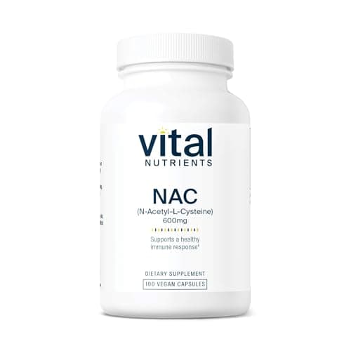 Vital Nutrients NAC 600mg - N-Acetyl Cysteine - Vegan NAC…