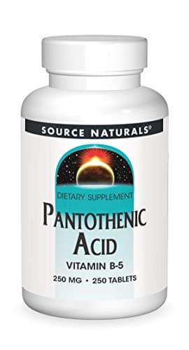 Source Naturals Pantothenic Acid 250 mg Vitamin B-5 Dietary…