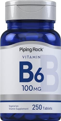 Piping Rock Vitamin B6 100mg Tablets | 250 Pills | Supplement…