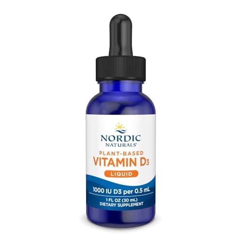 Nordic Naturals Plant-Based Vitamin D3 Liquid - 1 oz - 1000 IU…