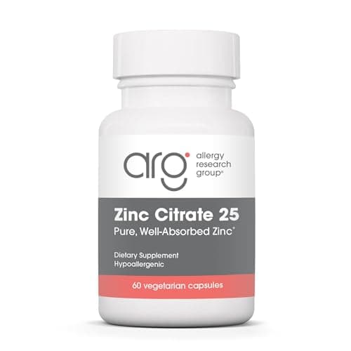 Allergy Research Group Zinc Citrate - Delivers 25 mg Zinc…