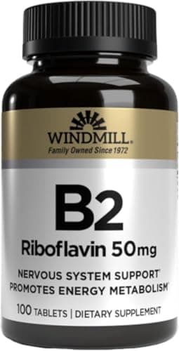Windmill Vitamin B-2 50 mg Tablets - 100 ea (3 Pack)