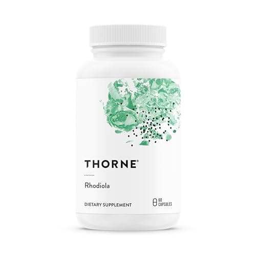 Thorne Rhodiola, 100 mg Rhodiola Rosea Extract, 60 Capsules
