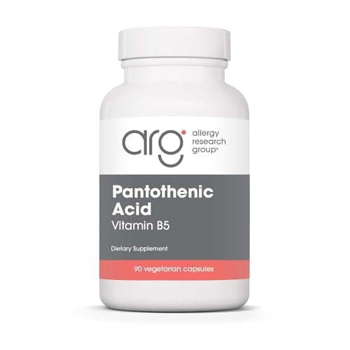 Allergy Research Group ARG Pantothenic Acid - 500 mg Vitamin…