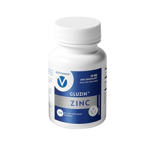Gluzin™ Zinc Supplement 25 mg | Zinc Gluconate | Clean-Label