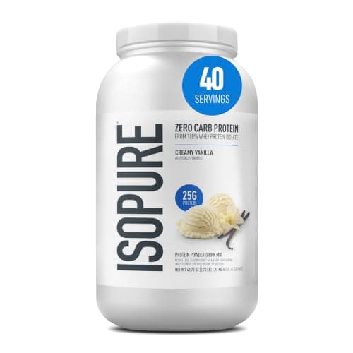 Isopure Zero Carb 100% Pure Whey Isolate Protein Powder