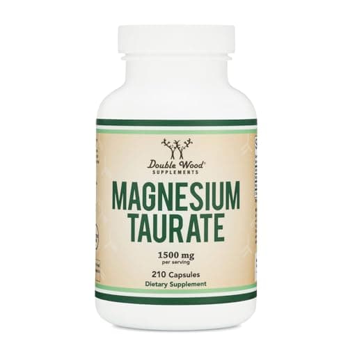Magnesium Taurate 1,500mg, Heart Health Support, 210 Vegan…