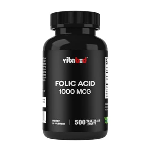 Vitabod Folic Acid 1 mg (1000 mcg) (Vitamin B9) - 500…