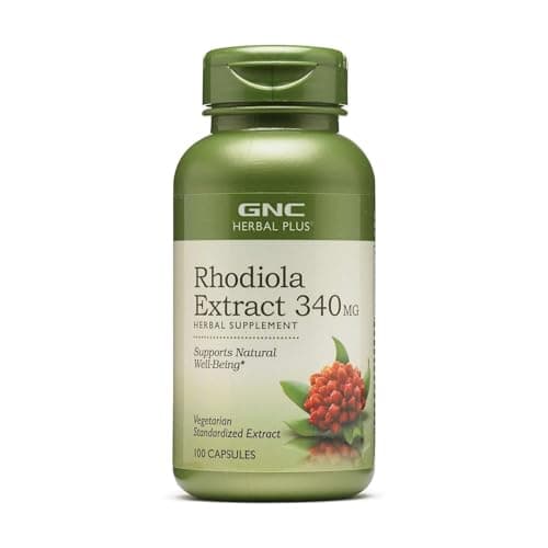 GNC Herbal Plus Rhodiola Extract 340mg