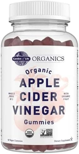 Garden of Life Organics Apple Cider Vinegar Gummies…
