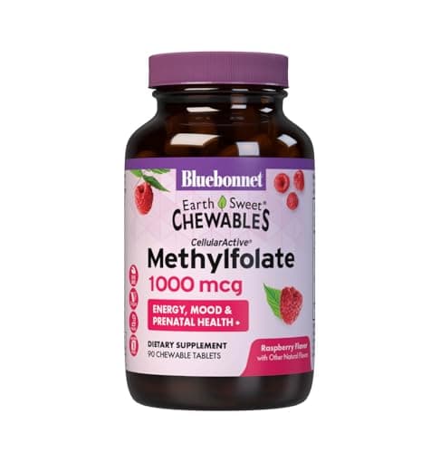 Bluebonnet EarthSweet Methylfolate 1000 mcg Cellular Active…