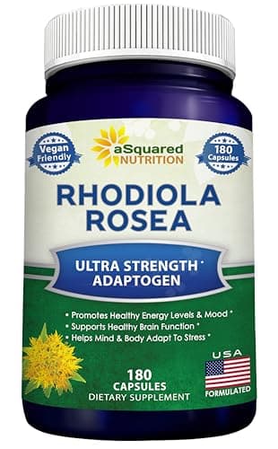 aSquared Nutrition Rhodiola Rosea Supplement 1000mg - 180…