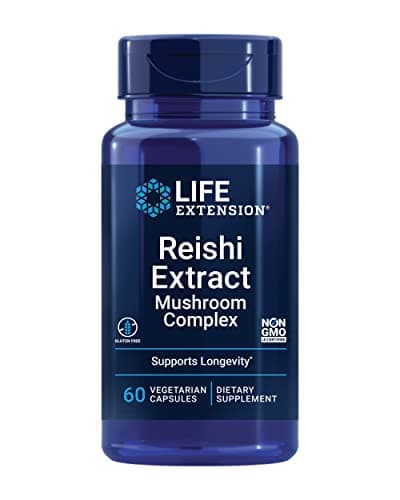 Life Extension Reishi Extract Mushroom Complex, 60 Capsules