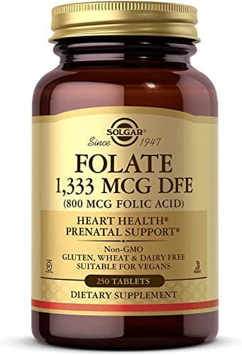 Solgar Folate 1,333 MCG Dietary Folate Equivalent (800 mcg…
