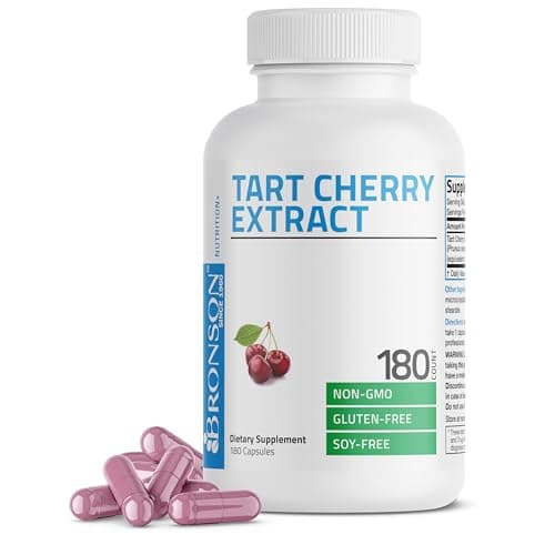 Bronson Tart Cherry Extract Vegetarian Capsules…