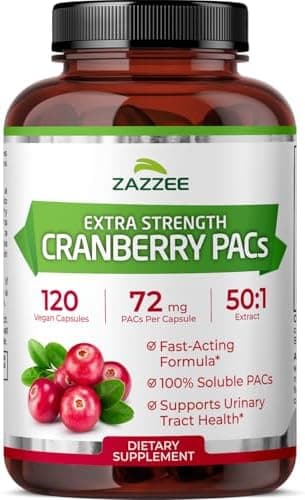 Zazzee Cranberry PACs 72 mg per Capsule