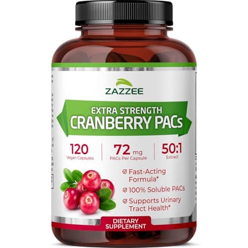 Zazzee Cranberry PACs 72 mg per Capsule