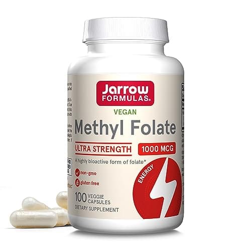 Jarrow Formulas Methyl Folate Veggie Caps - 1000 Mcg - 100…