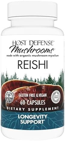 Host Defense Reishi Capsules - Heart & Immune Health Support…