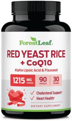Red Yeast Rice 1215 mg. Capsules - Extra Strength Red Rice…