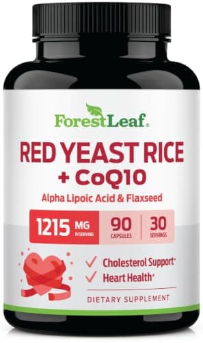 Red Yeast Rice 1215 mg. Capsules - Extra Strength Red Rice…