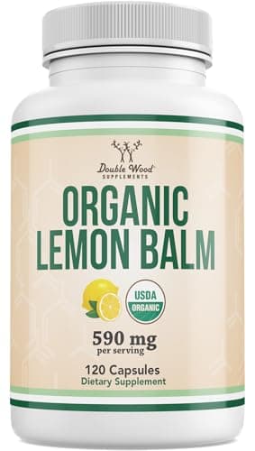 Double Wood Supplements Organic Lemon Balm 120 Capsules…