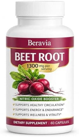 Beravia Organic Beetroot Capsules 1300mg