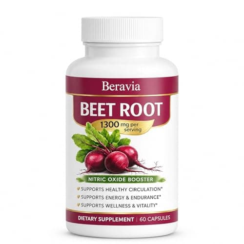 Beravia Organic Beetroot Capsules 1300mg