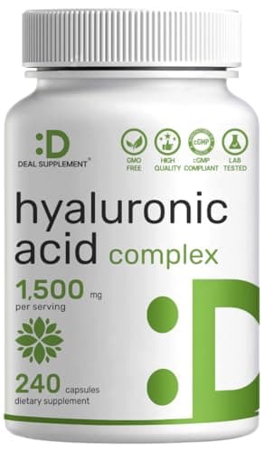 DEAL SUPPLEMENT Hyaluronic Acid Complex 1,500mg - 240 Capsules