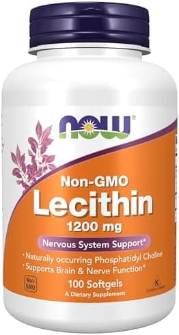 NOW Supplements, Lecithin 1200 mg with naturally occurring…