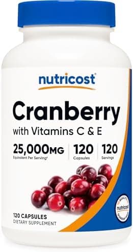 Nutricost Cranberry Extract 120 Capsules