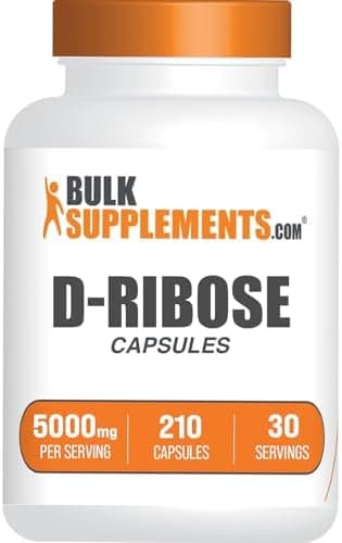 BulkSupplements.com D-Ribose Capsules - Ribose Supplement
