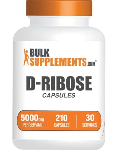 BulkSupplements.com D-Ribose Capsules - Ribose Supplement
