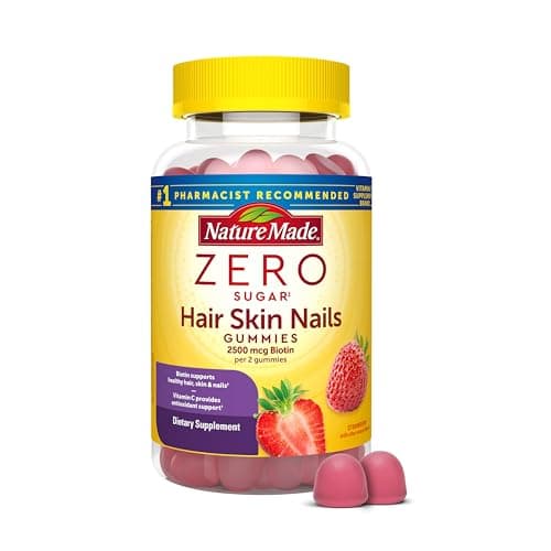 Nature Made Zero Sugar Hair Skin Nails Gummies