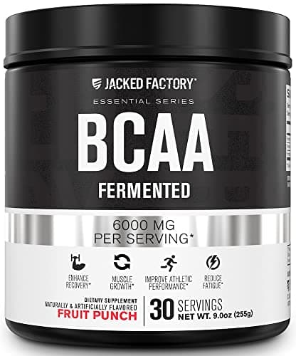 Jacked Factory BCAA Powder (Fermented) - 6g Branched Chain…