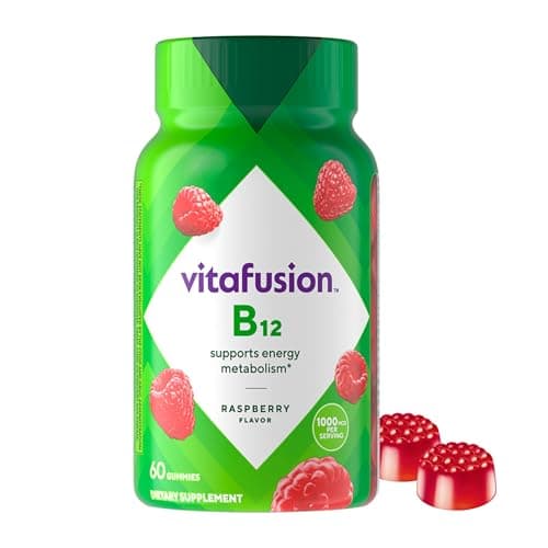 Vitafusion Vitamin B12 Gummies | 1000 mcg | 60 Gummy Vitamins…