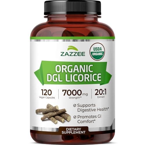 Zazzee USDA Organic DGL Licorice 20:1 Extract
