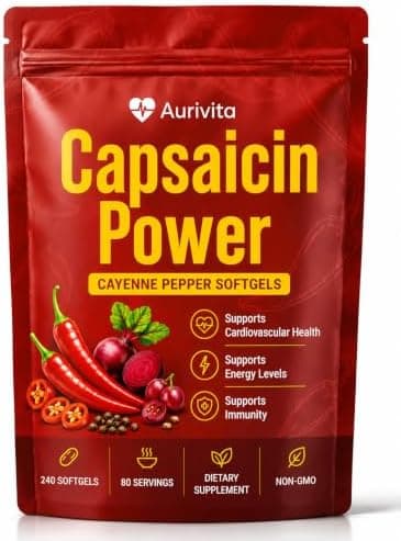 CURAIY Aurivita Capsaicin Softgels