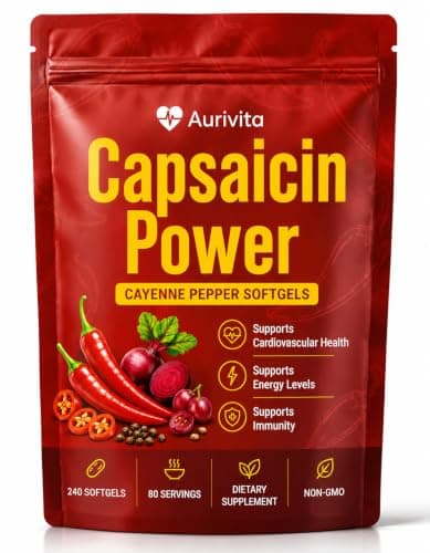 CURAIY Aurivita Capsaicin Softgels