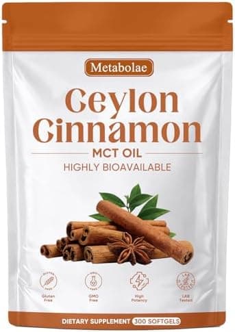 Nukupuns Metabolae Ceylon Cinnamon SoftGels with MCT Oil