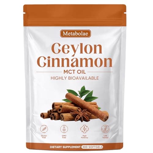 Nukupuns Metabolae Ceylon Cinnamon SoftGels with MCT Oil