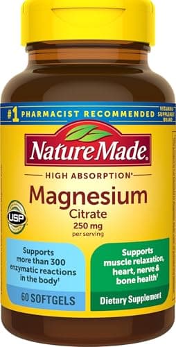 Nature Made Magnesium Citrate 250 mg per Serving