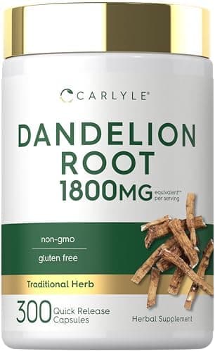 Carlyle Dandelion Root Extract | 300 Capsules | Herb…