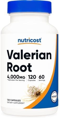 Nutricost Valerian Root Extract 120 Capsules for 60 Servings…