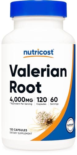 Nutricost Valerian Root Extract 120 Capsules for 60 Servings…