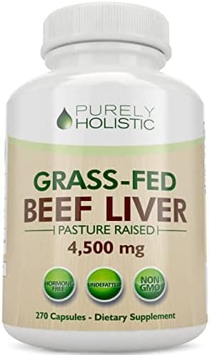 Grass Fed Beef Liver Capsules | 750mg Per Capsule | Energy…
