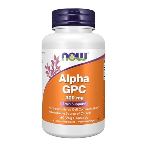 NOW Supplements, Alpha GPC 300 mg with Bioavailable Source…