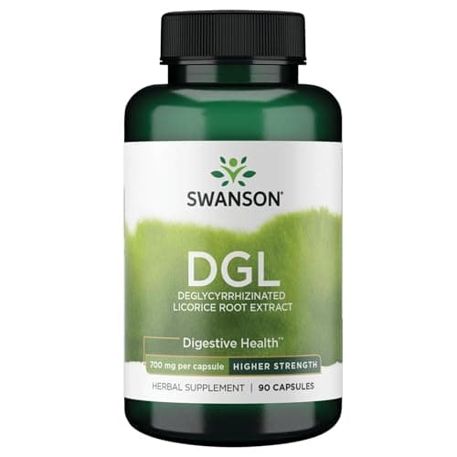 Swanson High Potency DGL (Licorice) 750 mg, 90 Capsules
